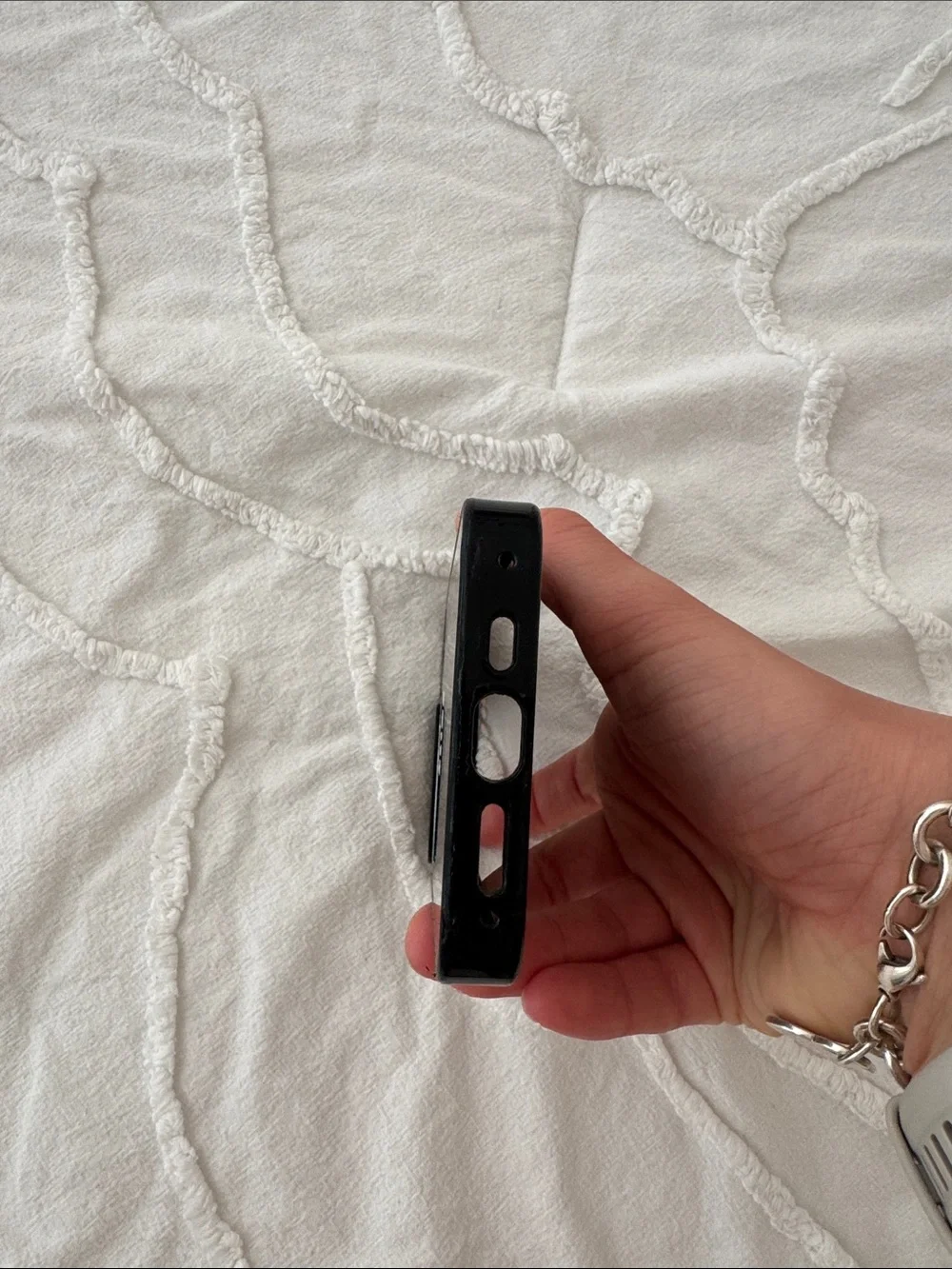 Custom Reflective Black Mirror Phone Case
